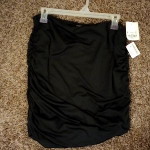 Brand new black tube top silky textured xl